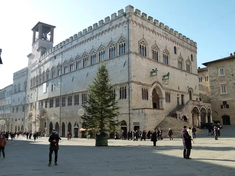 Il Palazzo dei Priori a Perugia