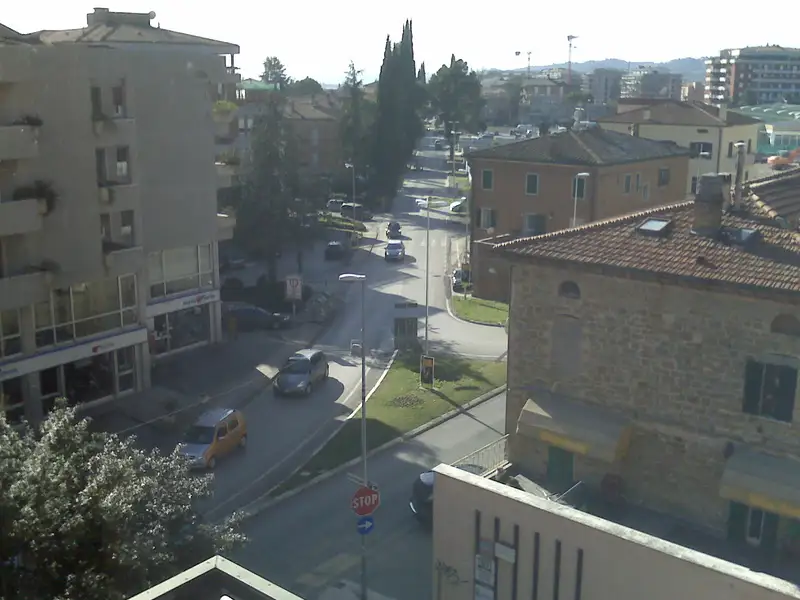 Veduta di Ponte San Giovanni, alle porte di Perugia nella valle del Tevere