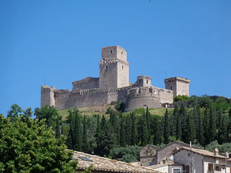 La Rocca Maggiore che domina Assisi
